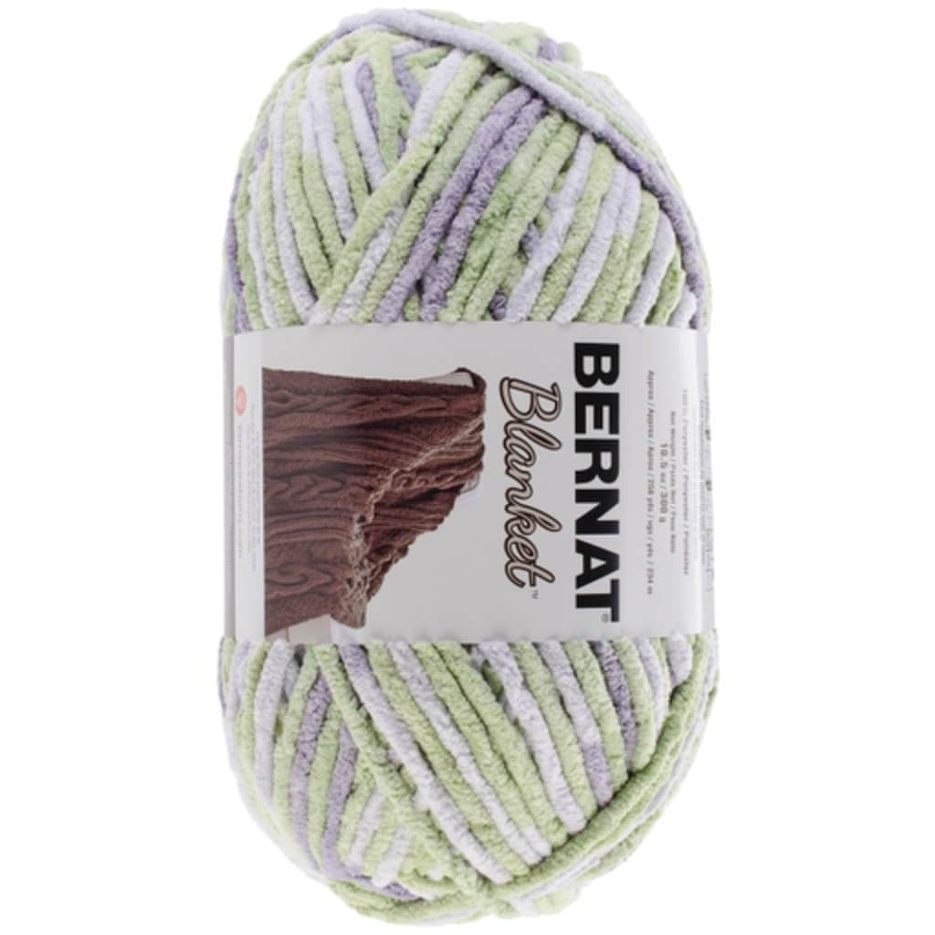 Bernat Blanket Big Ball Yarn Lilac Leaf