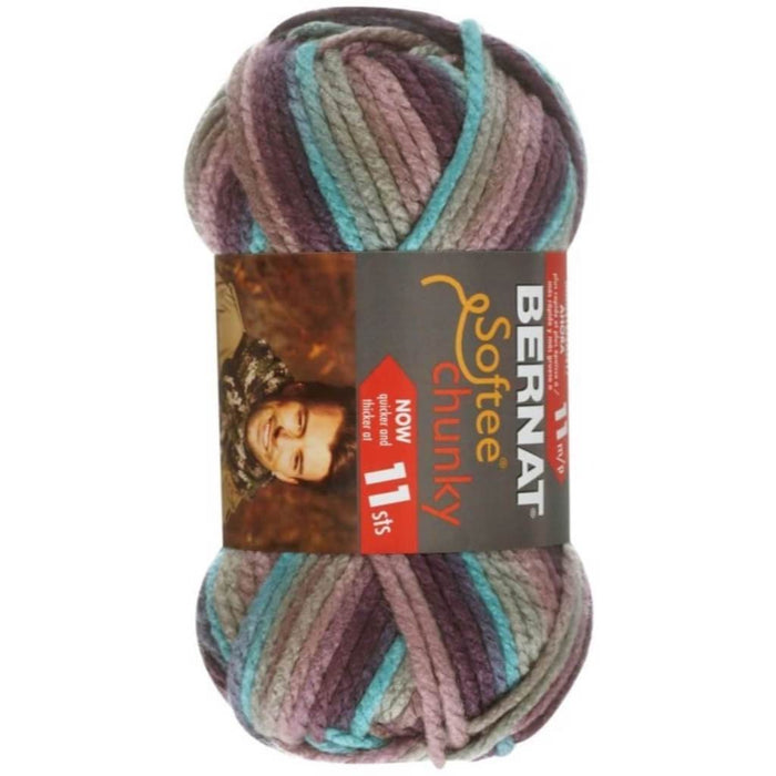 Bernat Softee Chunky Yarn Ombre Shadow 80g