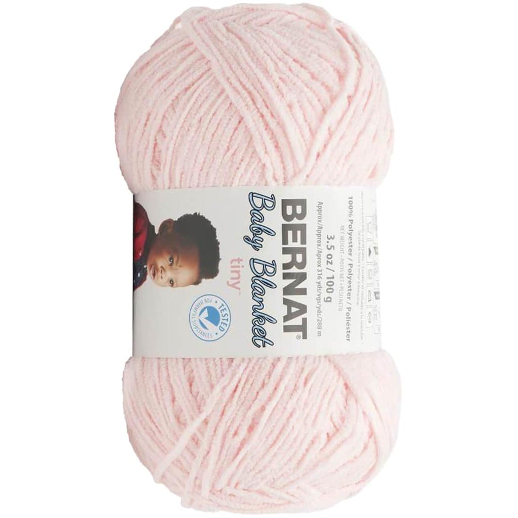 Bernat Baby Blanket Tiny Yarn Hush Pink