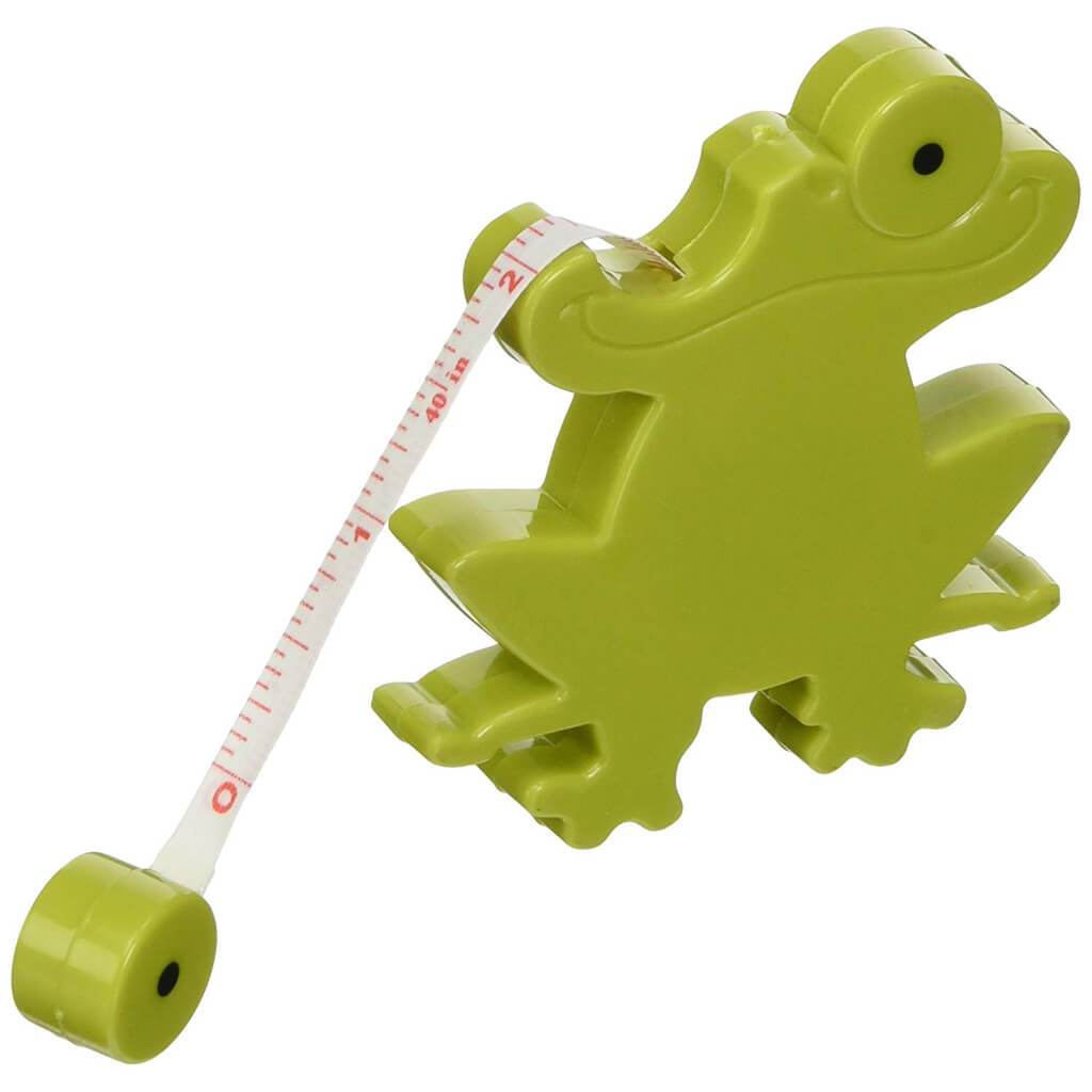 Tacony Fluffy Tail Tape Measure Frog