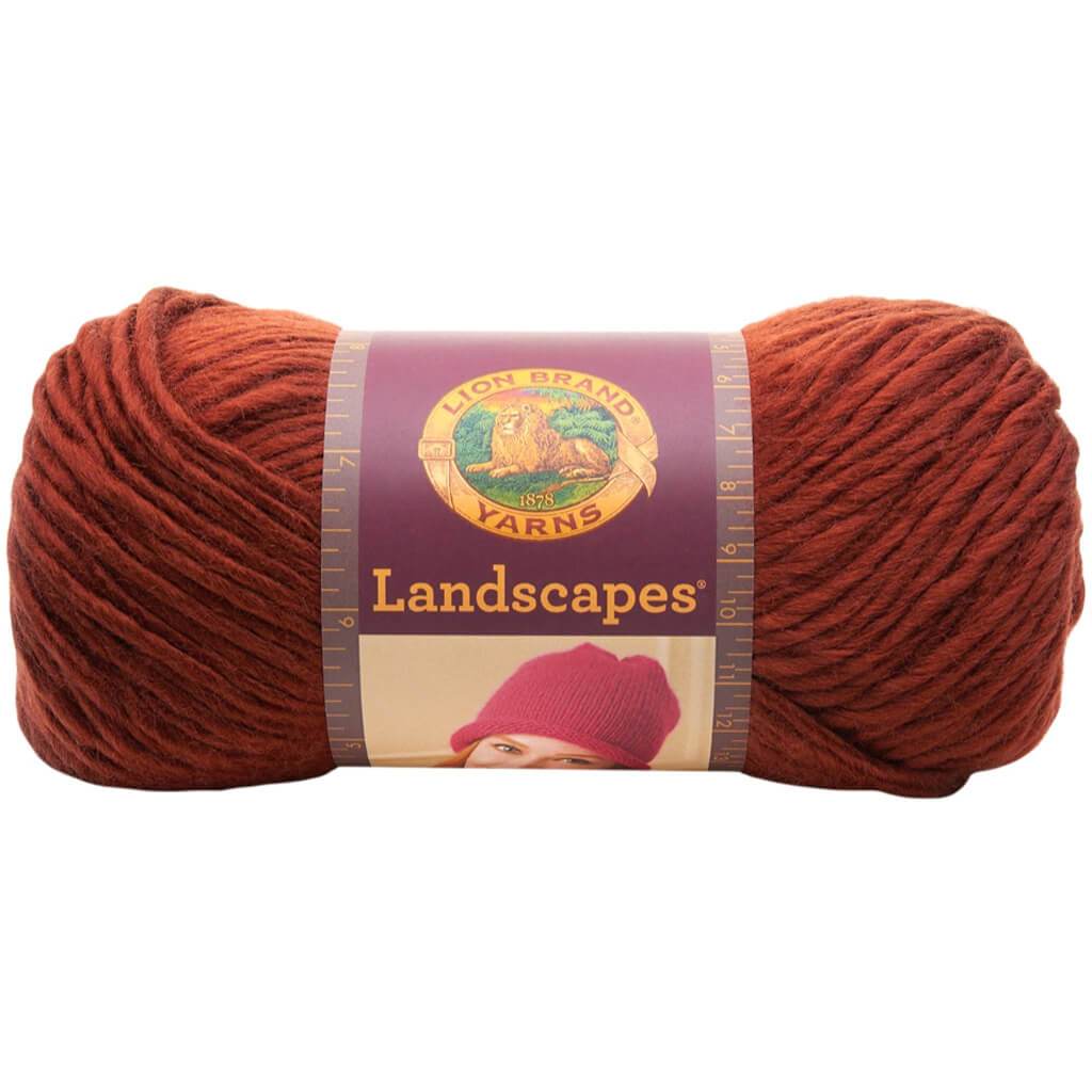 Lion Brand Landscapes Yarn Rust