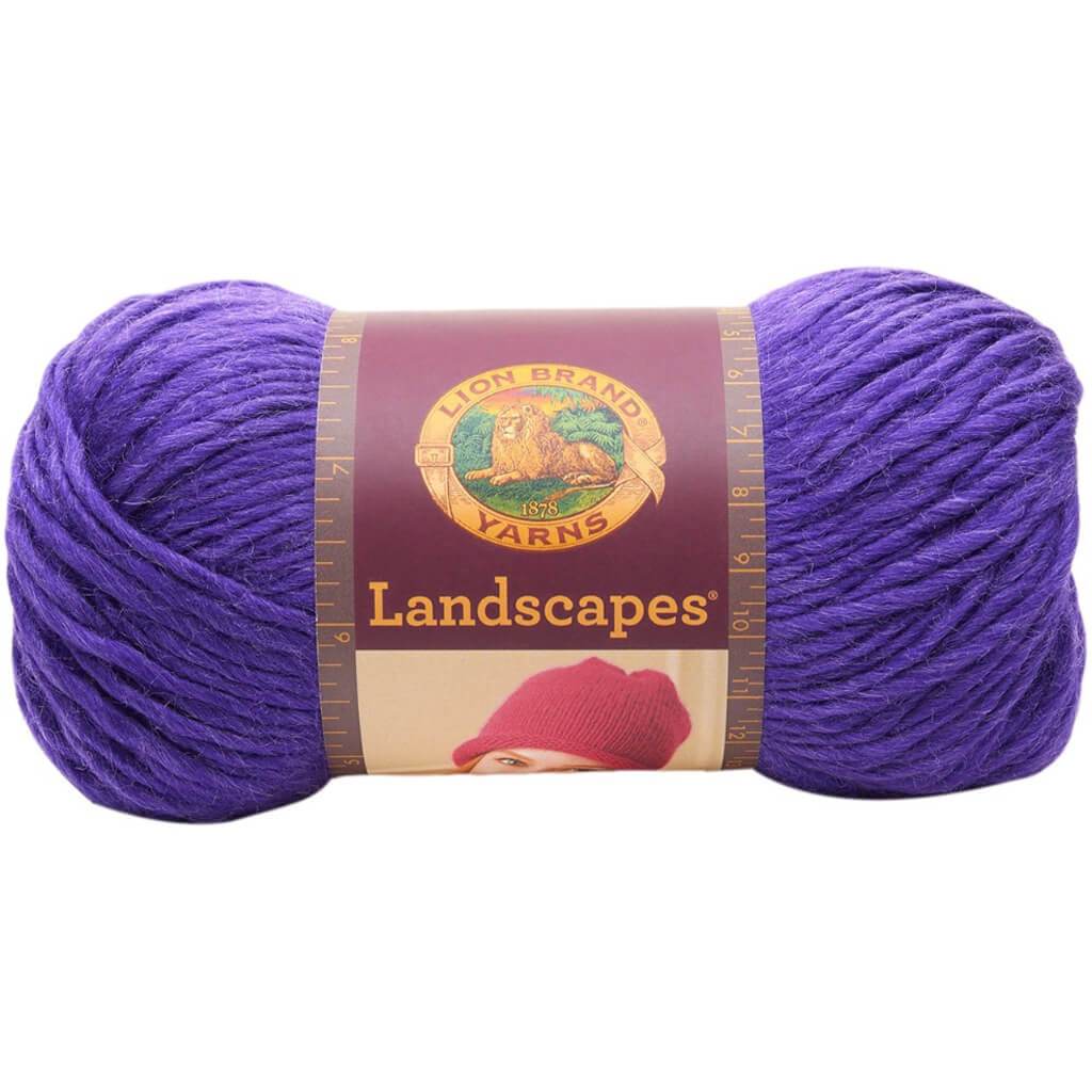 Lion Brand Landscapes Yarn Amethyst