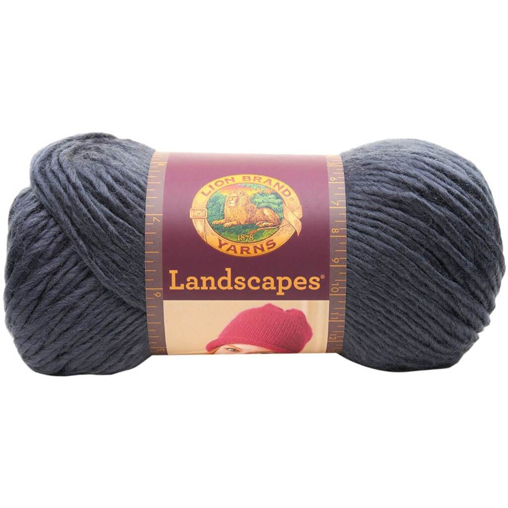 Lion Brand Landscapes Yarn Charcoal