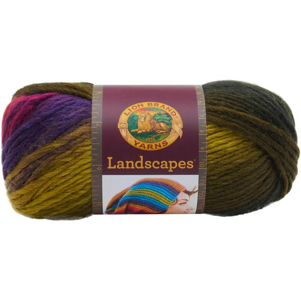 Lion Brand Landscapes Yarn Rain Forest