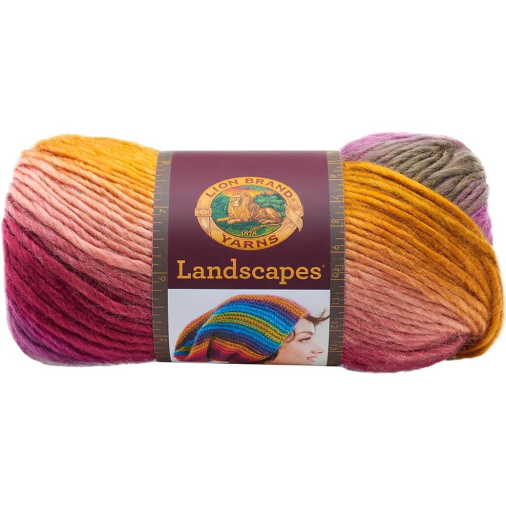 Lion Brand Landscapes Yarn Coral Reef