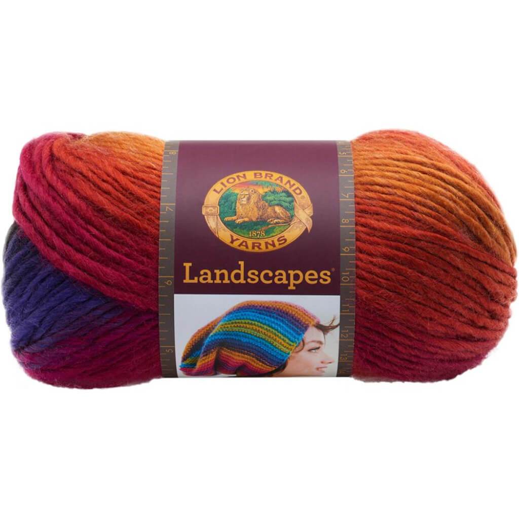 Lion Brand Landscapes Yarn Volcano