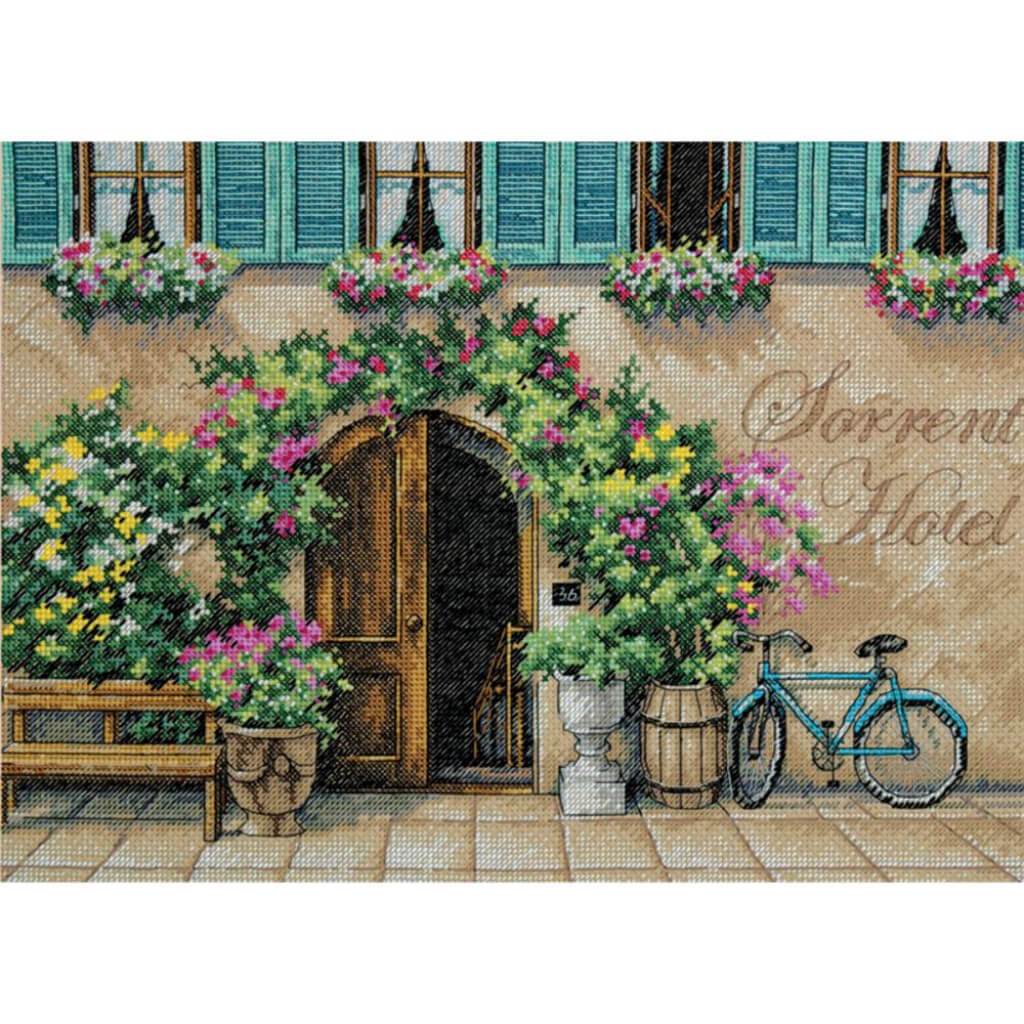 Sorrento Hotel Counted Cross Stitch Kit 14in x 10in