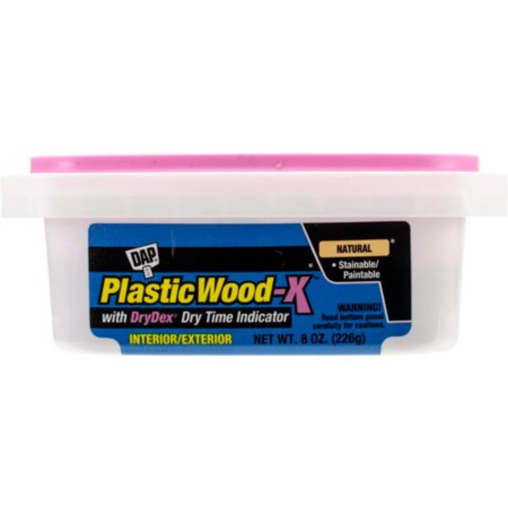 Plastic Wood Latex Filler X with Dry Time Indicator 8oz