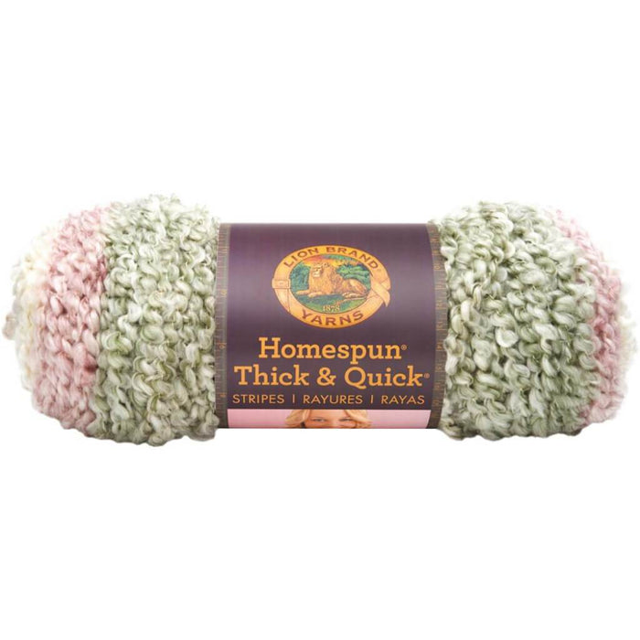 Lion Brand Homespun Thick & Quick Yarn Antique Stripes