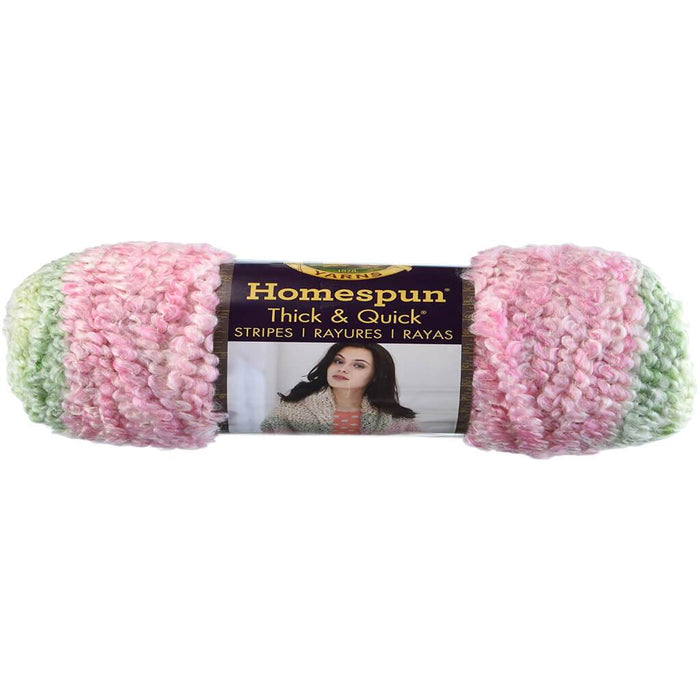 Lion Brand Homespun Thick & Quick Yarn Spring Stripes