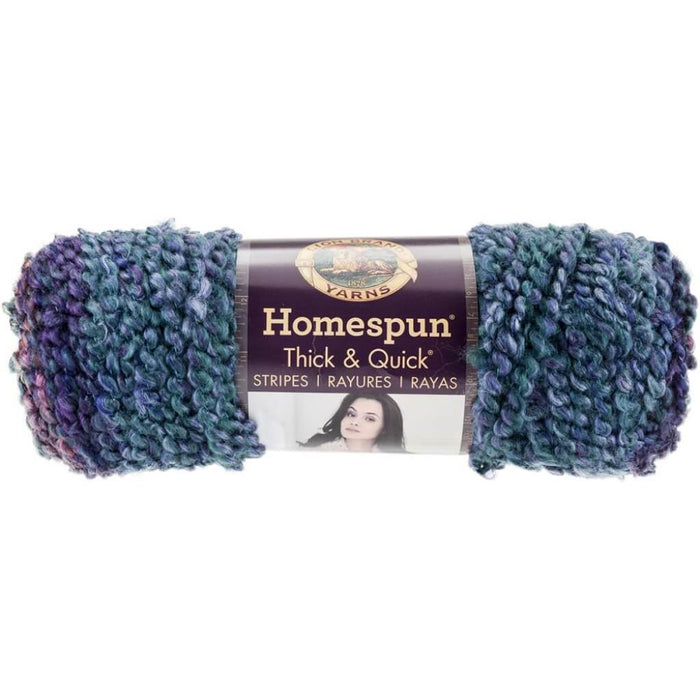 Lion Brand Homespun Thick & Quick Yarn Celestial Stripes