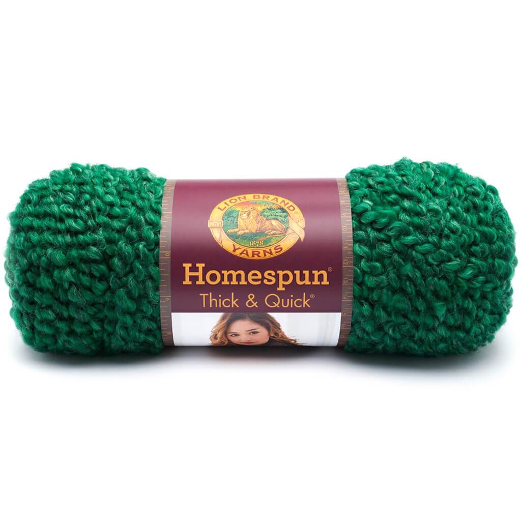 Lion Brand Homespun Thick &amp; Quick Yarn Malachite