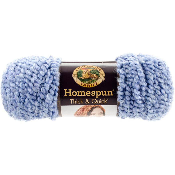 Lion Brand Homespun Thick & Quick Yarn Periwinkle