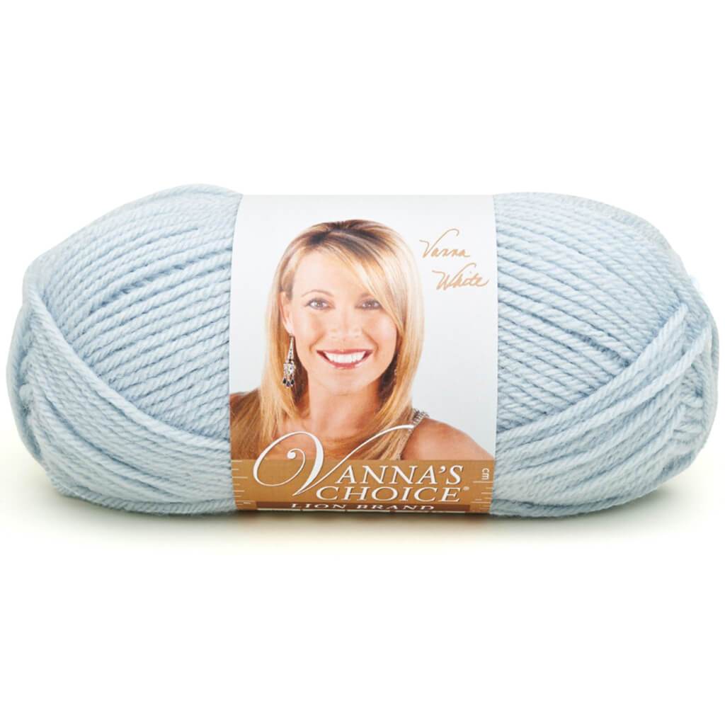 Lion Brand Vanna's Choice Yarn Silver Blue