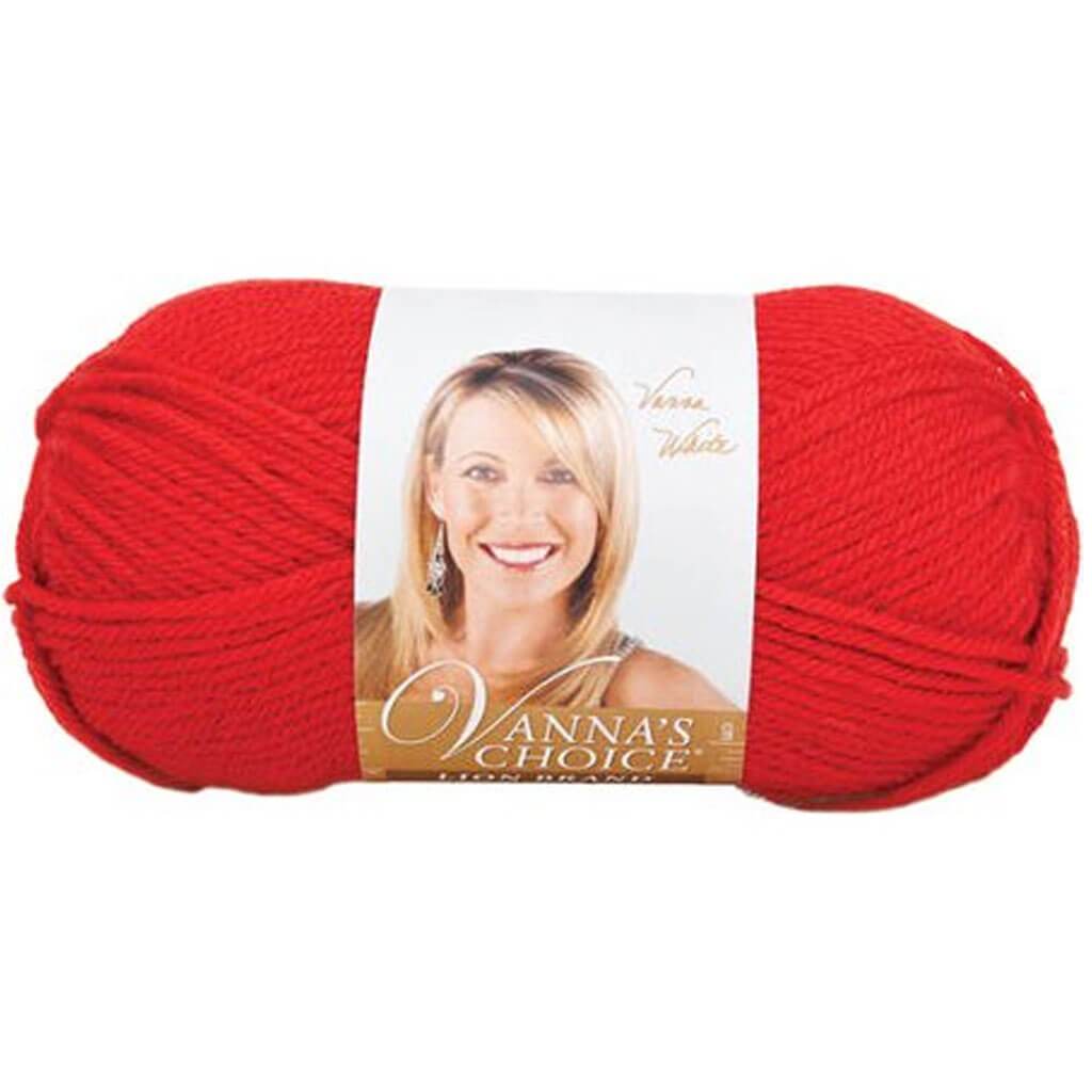 Lion Brand Vanna&#39;s Choice Yarn Scarlet