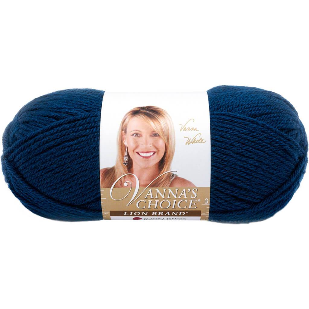 Lion Brand Vanna&#39;s Choice Yarn Midnight Blue