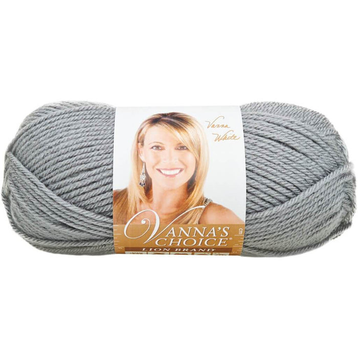 Lion Brand Vanna's Choice Yarn Silver Gray