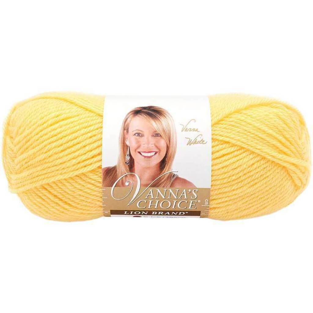 Lion Brand Vanna&#39;s Choice Yarn Lemon