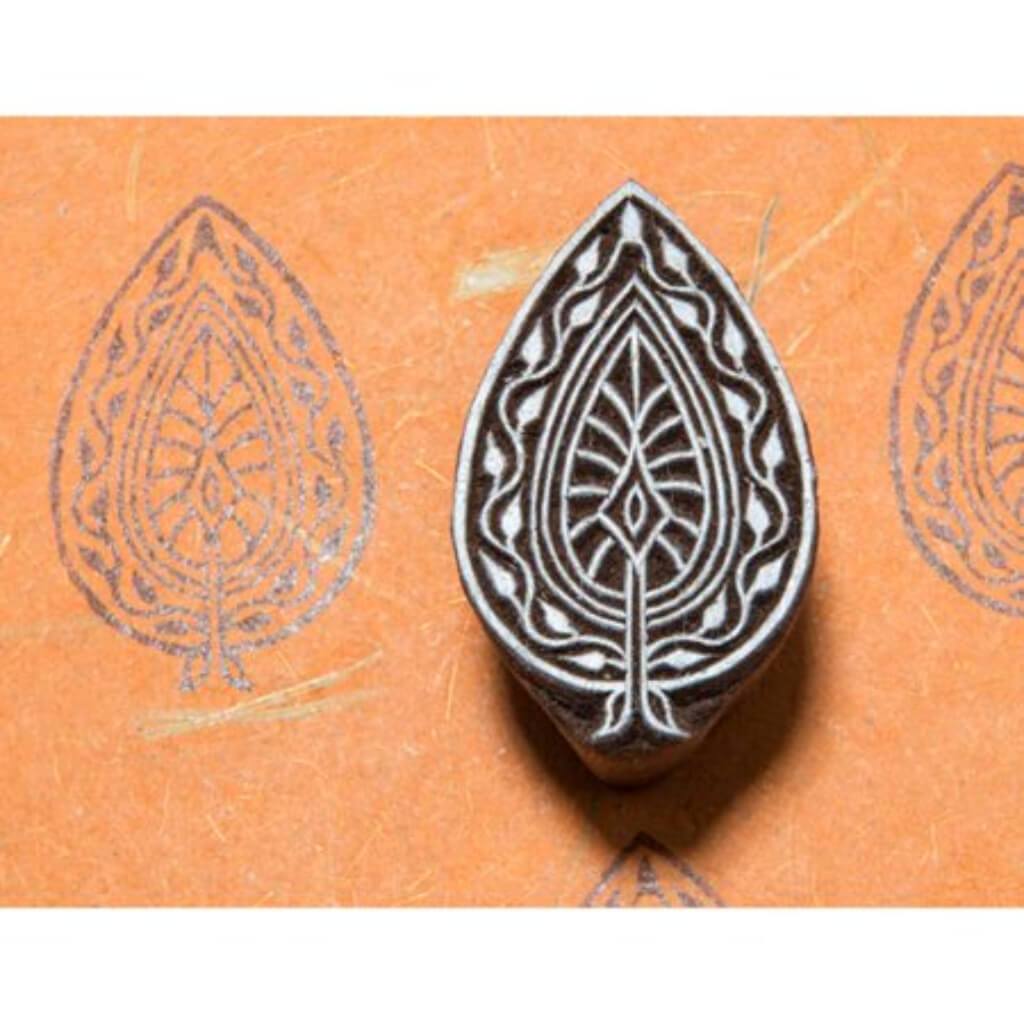 Blockwallah Block Stamp Indian Leaf