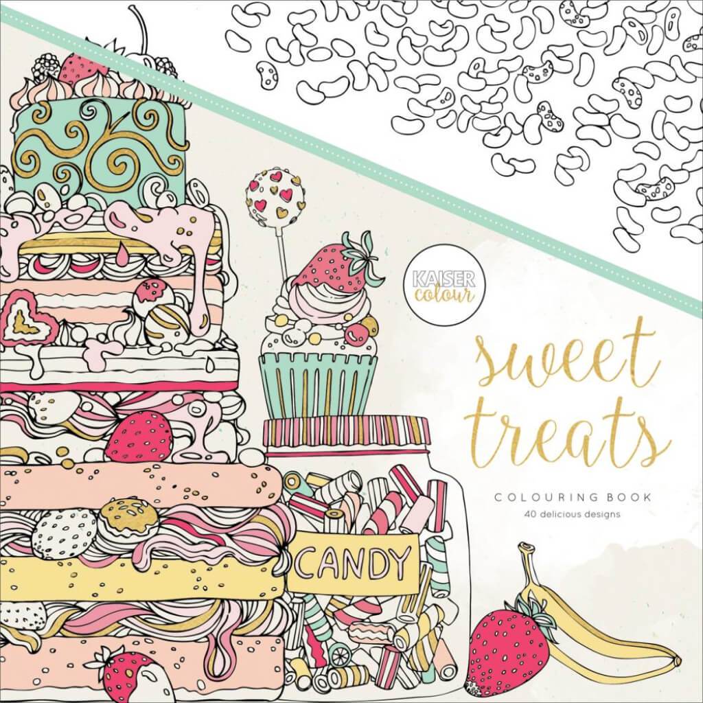 Perfect Bound Coloring Book 9.75in x 9.75in Sweet Treats