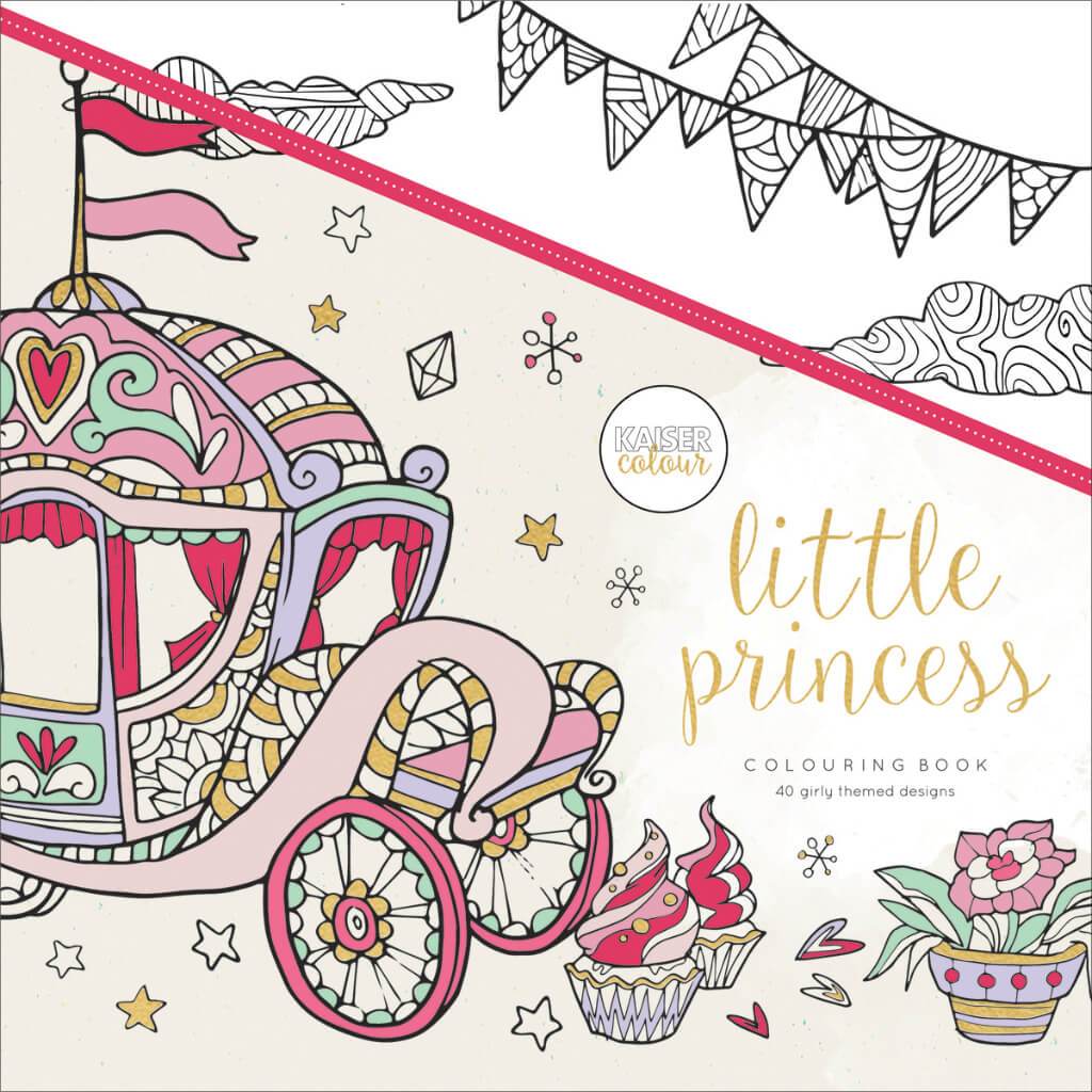 KaiserColour Perfect Bound Coloring Book 9.75in x 9.75in Little Princess