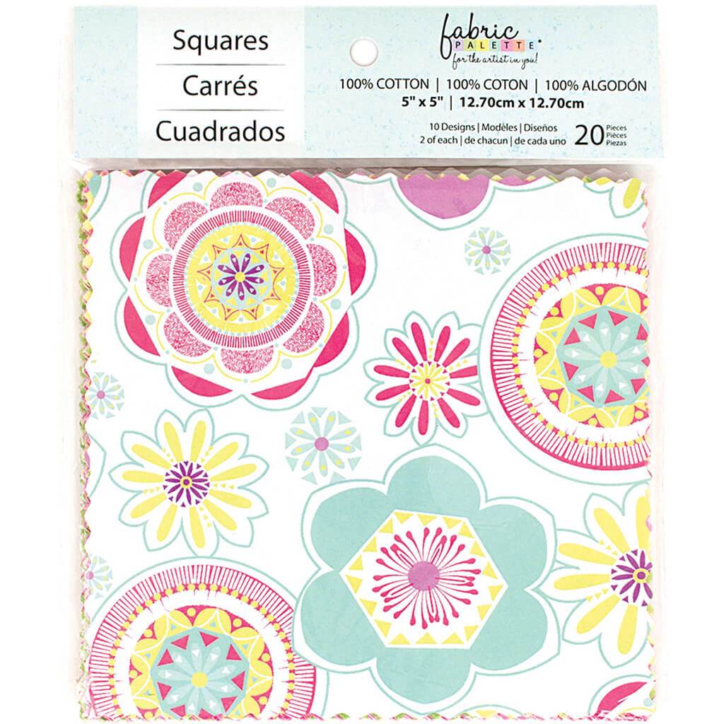 Fabric Palette Charm Pack 5in x 5in 20/Pkg Popsicle II