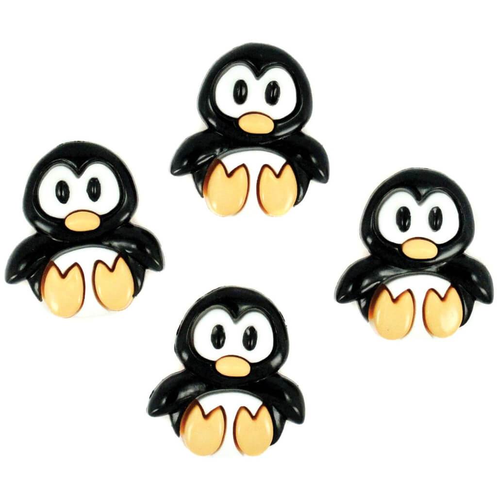 Dress It Up Embellishments Playful Penguins