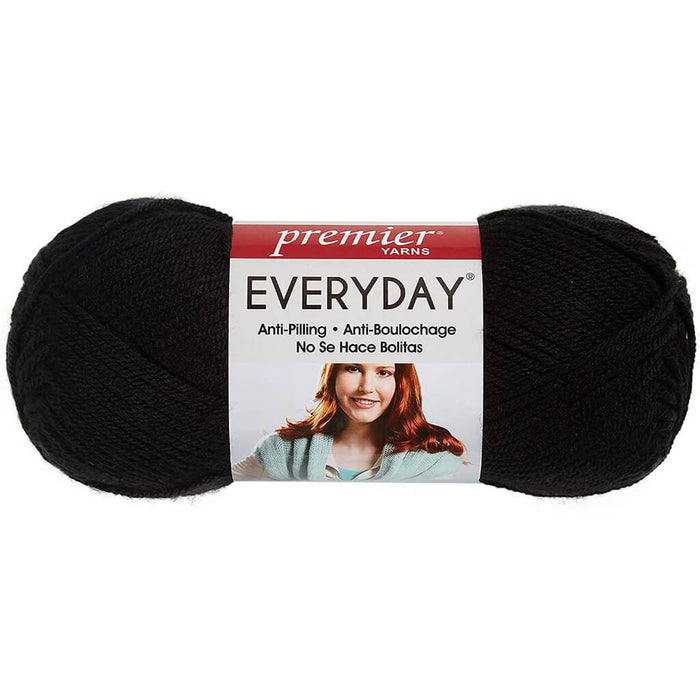 Yarn Soft Worsted So Black 