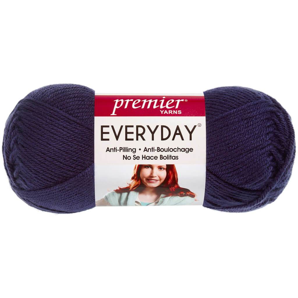 Premier Yarns Anti-Pilling Everyday Worsted Solid Yarn Navy