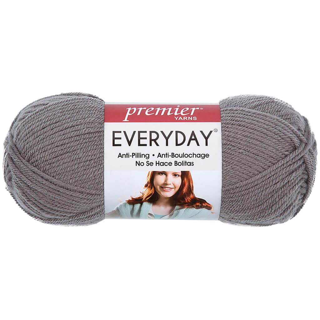 Everyday Worsted Solid Yarn Steel