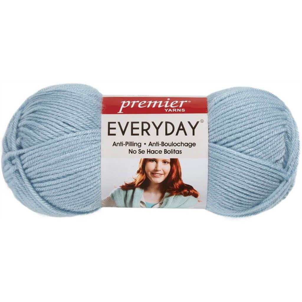 YARN SOFT WORSTED SO QUIET BLUE 