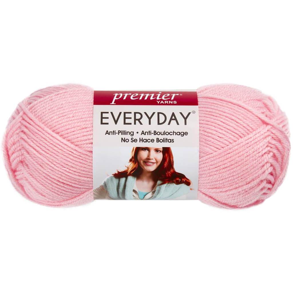 Premier Yarns Anti-Pilling Everyday Worsted Solid Yarn Baby Pink