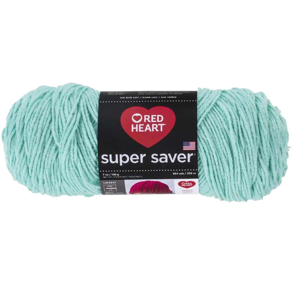 Red Heart Super Saver Yarn Minty