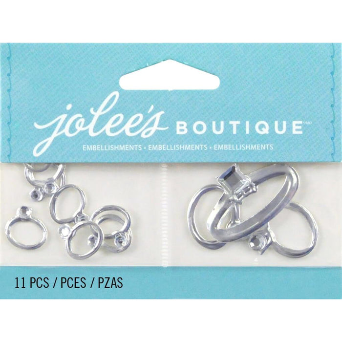 Jolee's Boutique Dimensional Embellishments 11/Pkg Wedding Rings