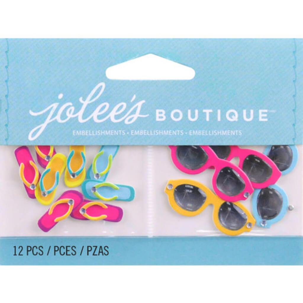 JOLEES BOUTIQUE EMBELLISHMENT FLIP FLOPS 