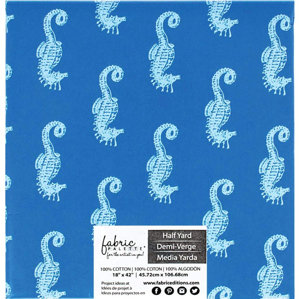 Fabric Palatte Precut 18in x 42in 1/Pkg Southport - Royal