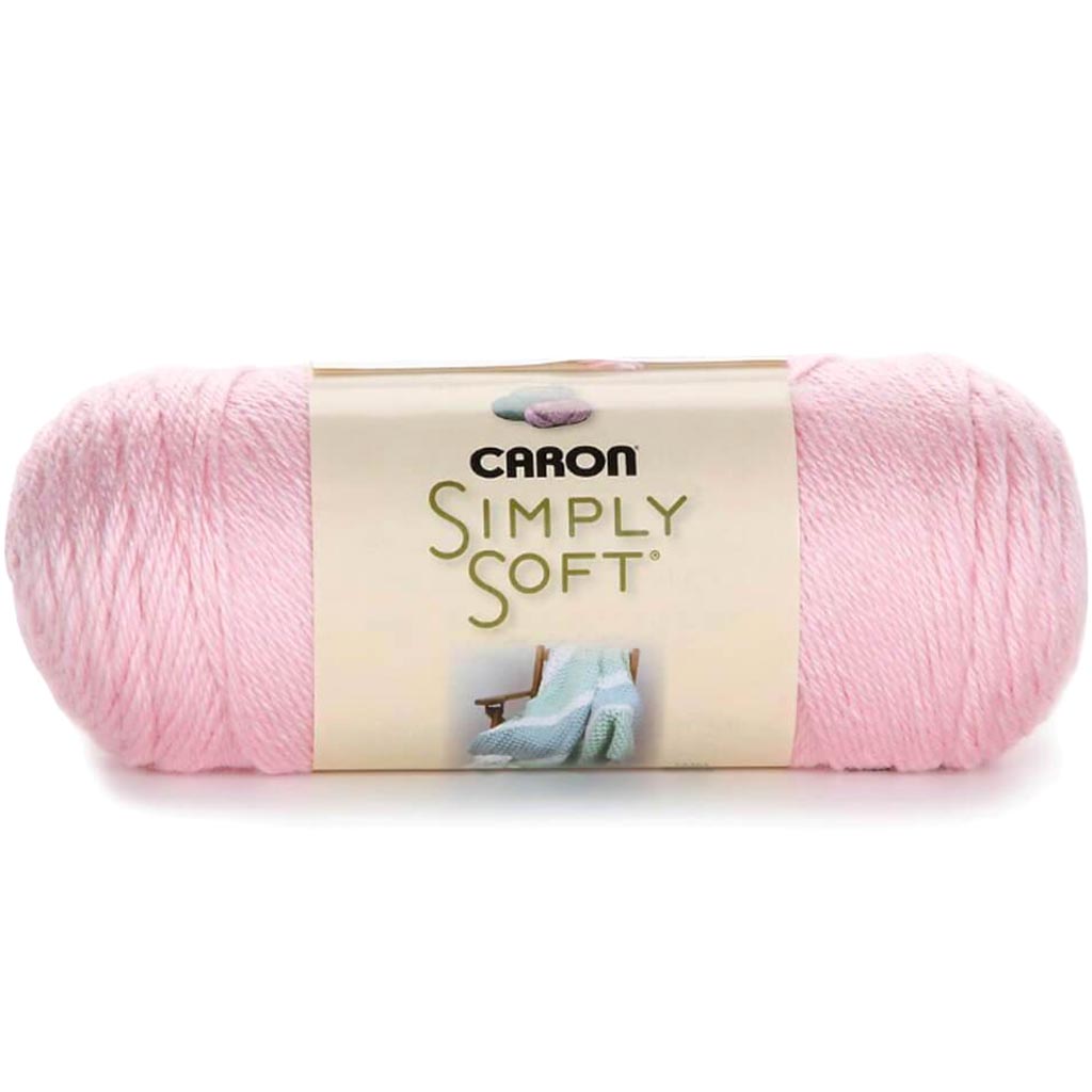Caron Simply Soft Solids Yarn Soft Pink