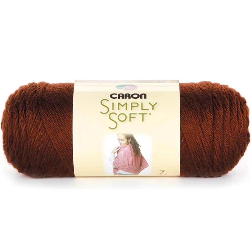 Caron Simply Soft Solids Yarn Chocolate