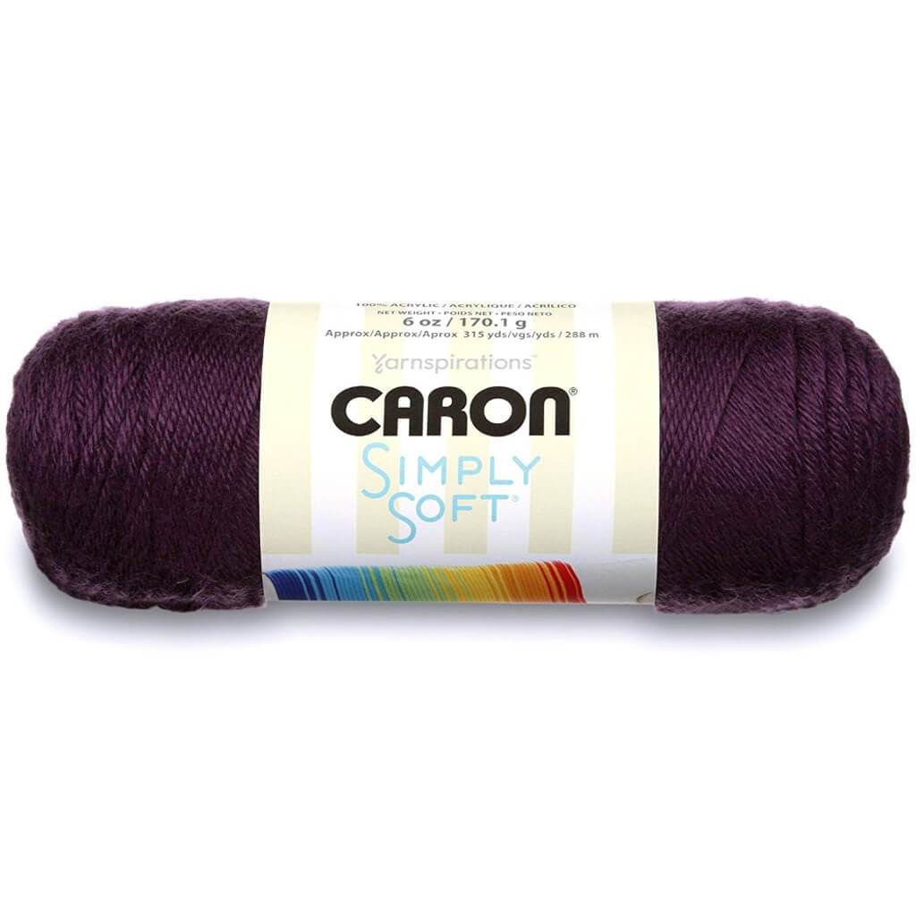 Caron Simply Soft Solids Yarn Plum Perfect