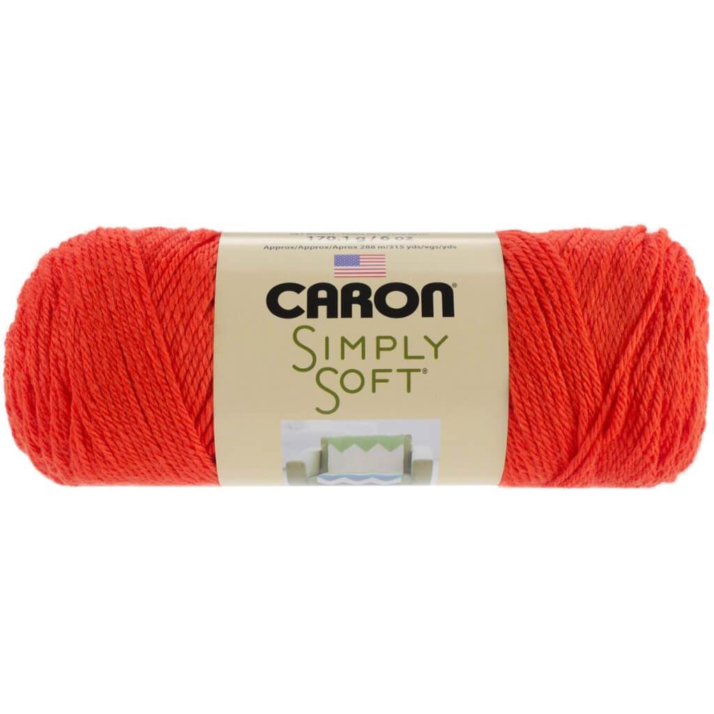 Caron Simply Soft Solids Yarn Orange