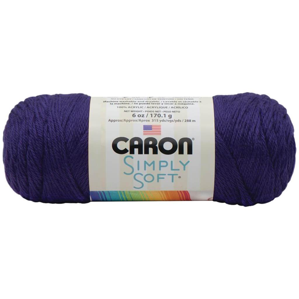 Caron Simply Soft Solids Yarn Purple