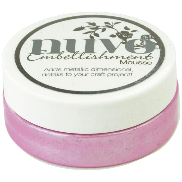 Nuvo Embellishment Mousse Peony Pink