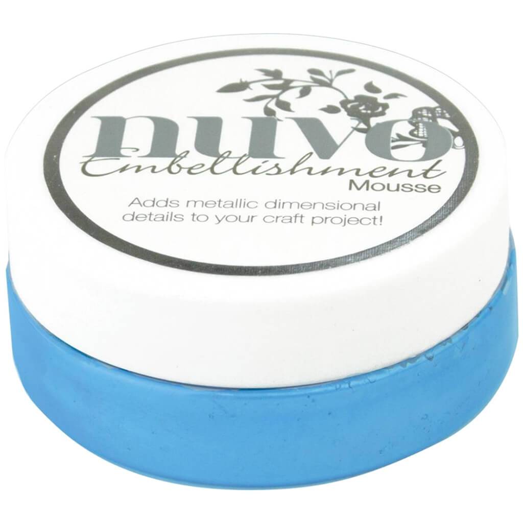 Nuvo Embellishment Mousse Cornflower Blue