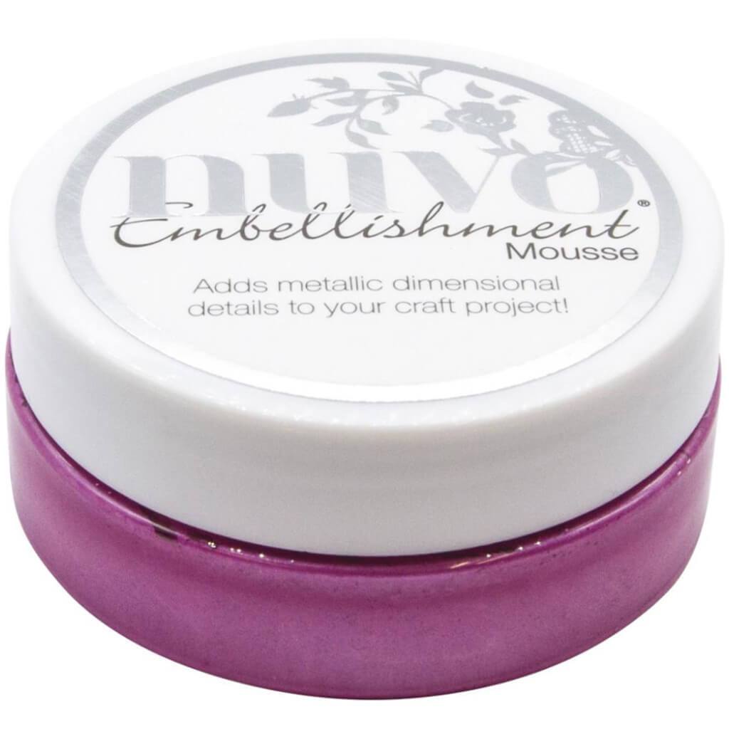 Nuvo Embellishment Mousse Royal Aubergine