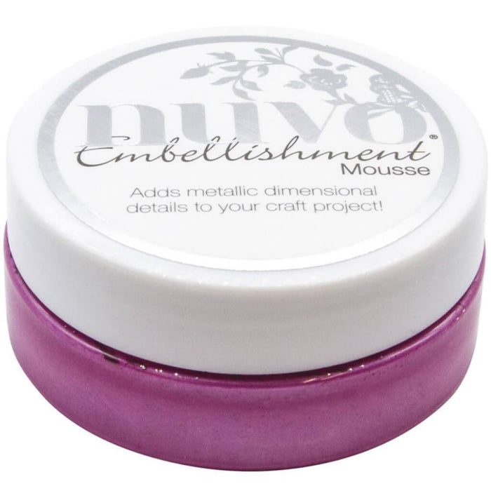 Nuvo Embellishment Mousse Royal Aubergine