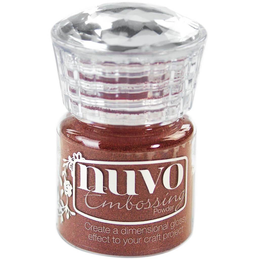 Nuvo Embossing Powder .74oz Crimson Gloss