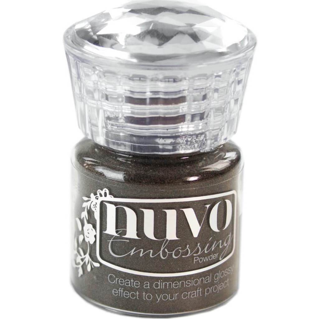 Nuvo Embossing Powder .74oz Hot Chocolate