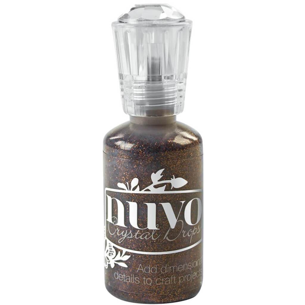 Nuvo Glitter Drops 1.1oz Chocolate Fondue