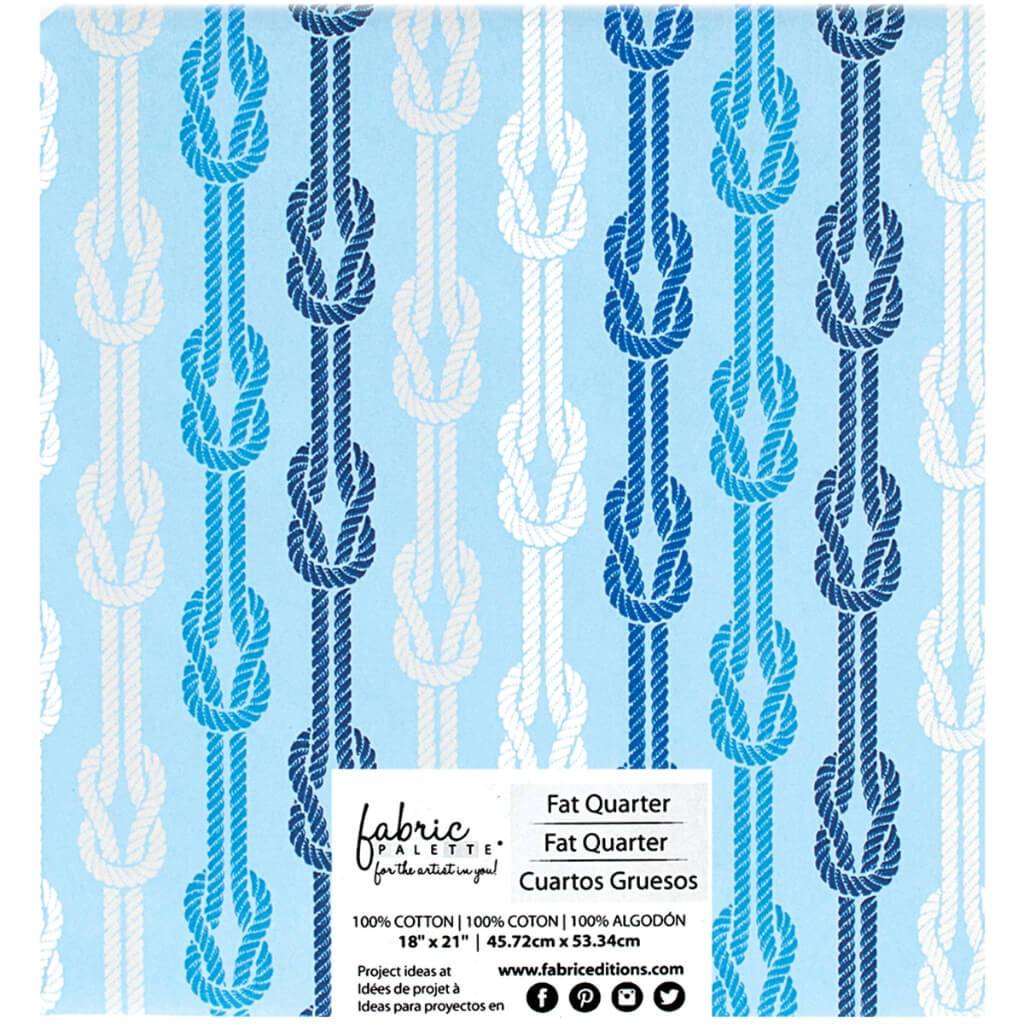 Fabric Palette Precut 18in x 21in Southport - Blue