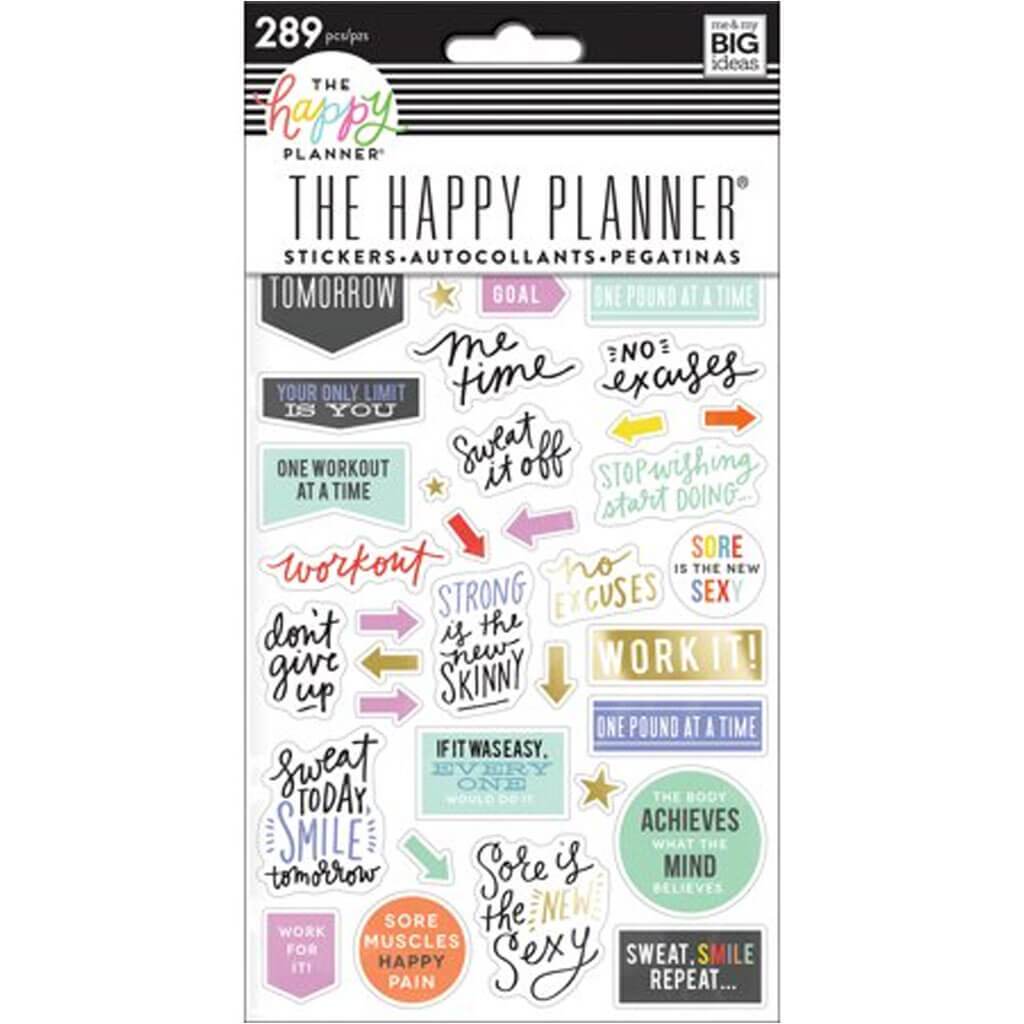 Happy Planner Stickers 5/Sheets Fitness